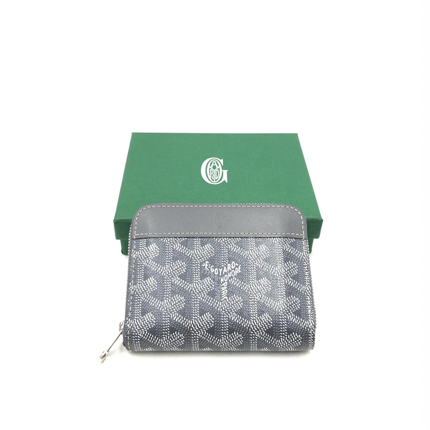 Goyard Chevron Print Matignon Zippy PM Wallet