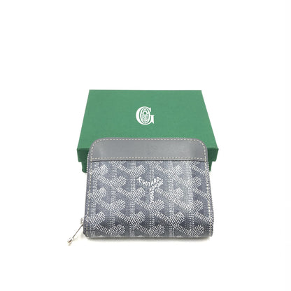 Goyard Chevron Print Matignon Zippy PM Wallet