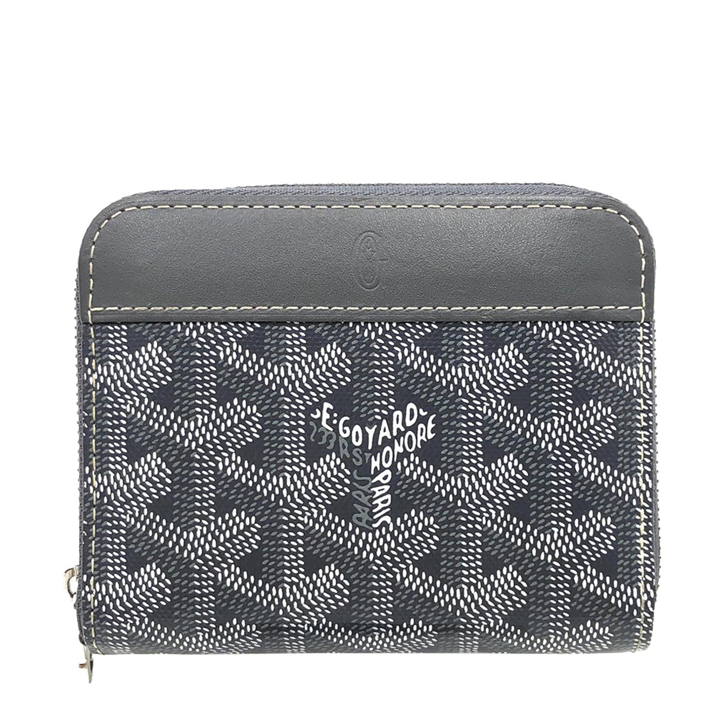 Goyard Chevron Print Matignon Zippy PM Wallet