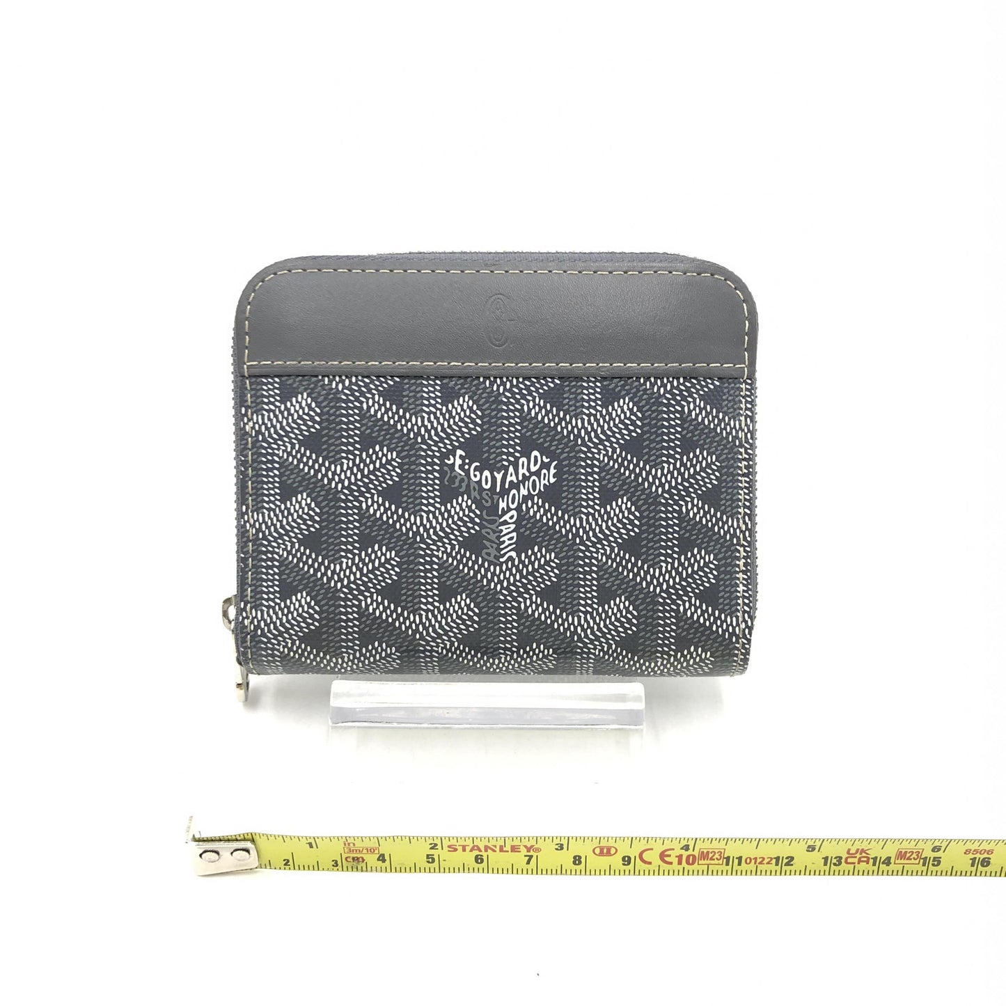 Goyard Chevron Print Matignon Zippy PM Wallet