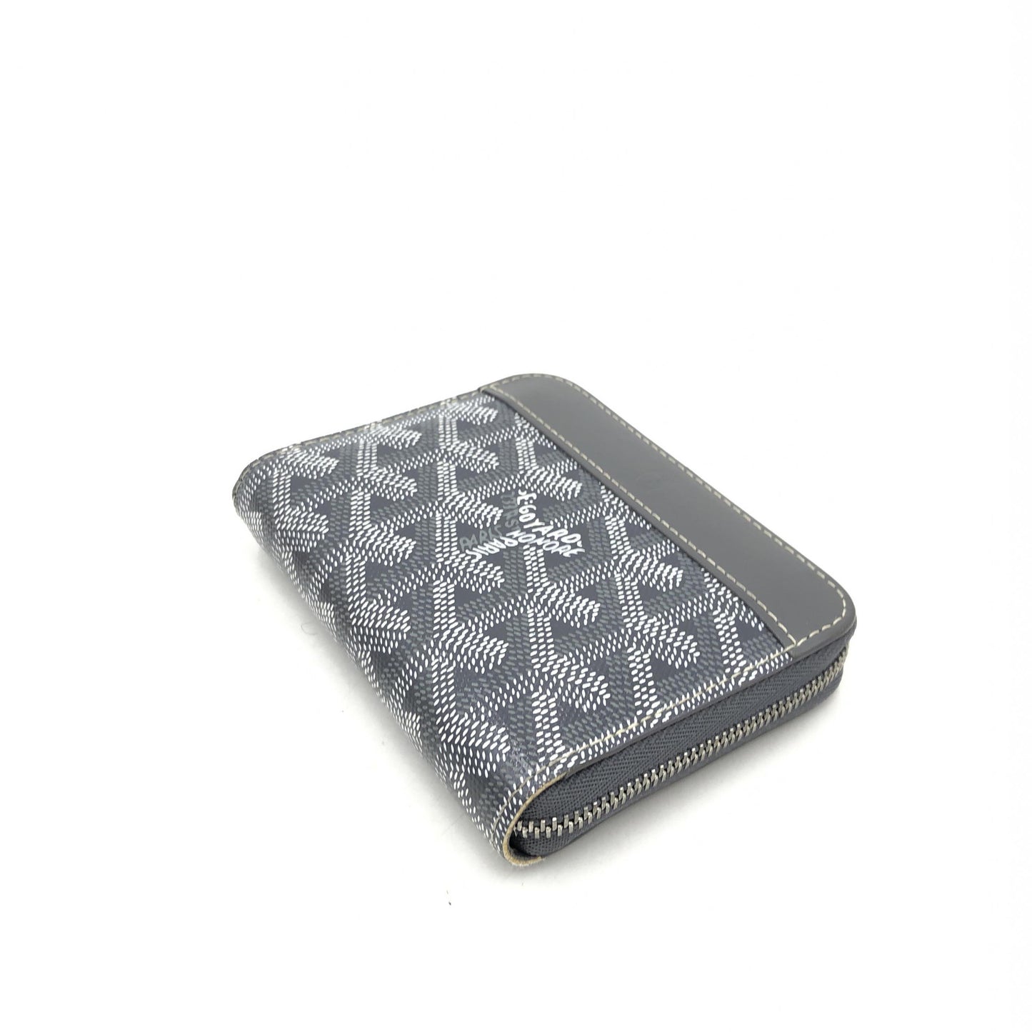 Goyard Chevron Print Matignon Zippy PM Wallet