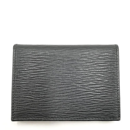 Salvatore Ferragamo Gancini Logo Plaque Bi-Fold Wallet