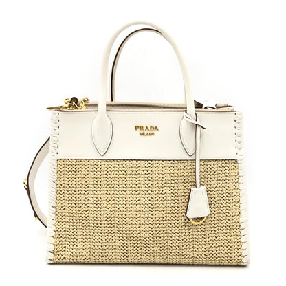 Prada Raffia Paradigme Satchel