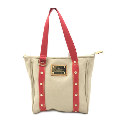 Louis Vuitton Antigua Cabas MM Beige Tote Bag