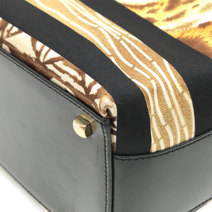 Salvatore Ferragamo Animal Print Shoulder Bag