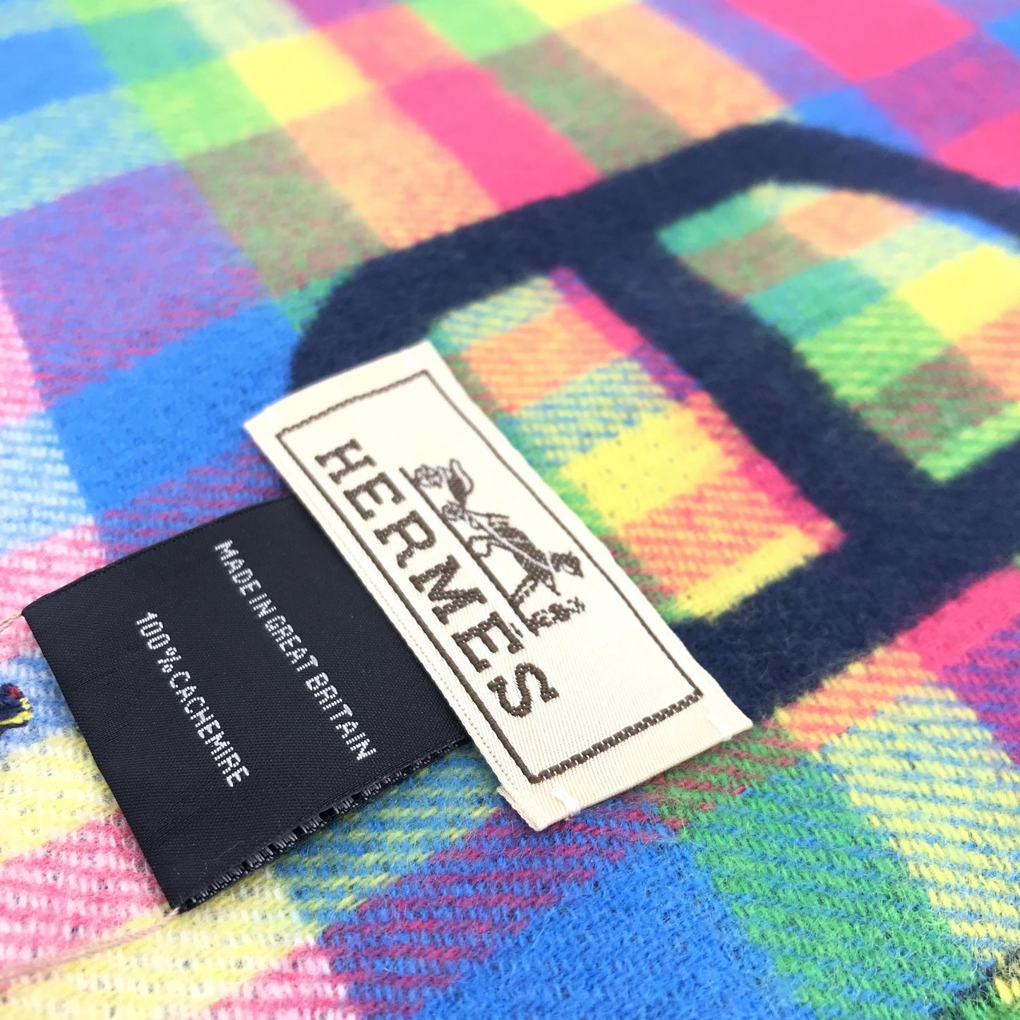 Hermès Tartan Maillons Muffler