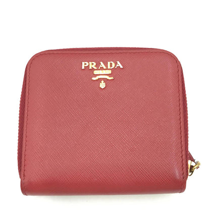 Prada Saffiano Compact Wallet