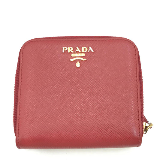 Prada Saffiano Compact Wallet