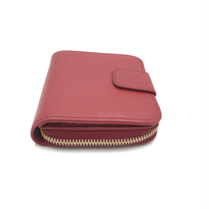 Prada Saffiano Compact Wallet