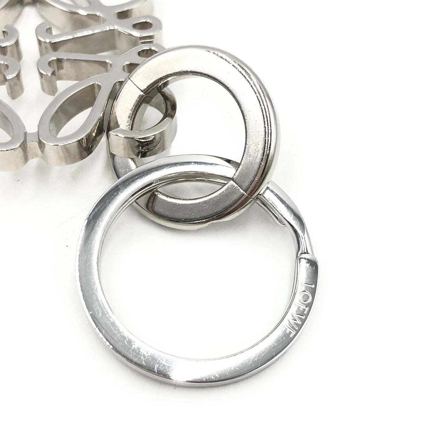 Loewe Anagram Keyring Silver