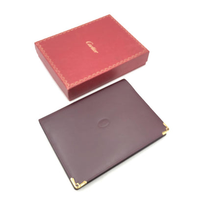 Cartier Must de Bordeaux Bifold Wallet