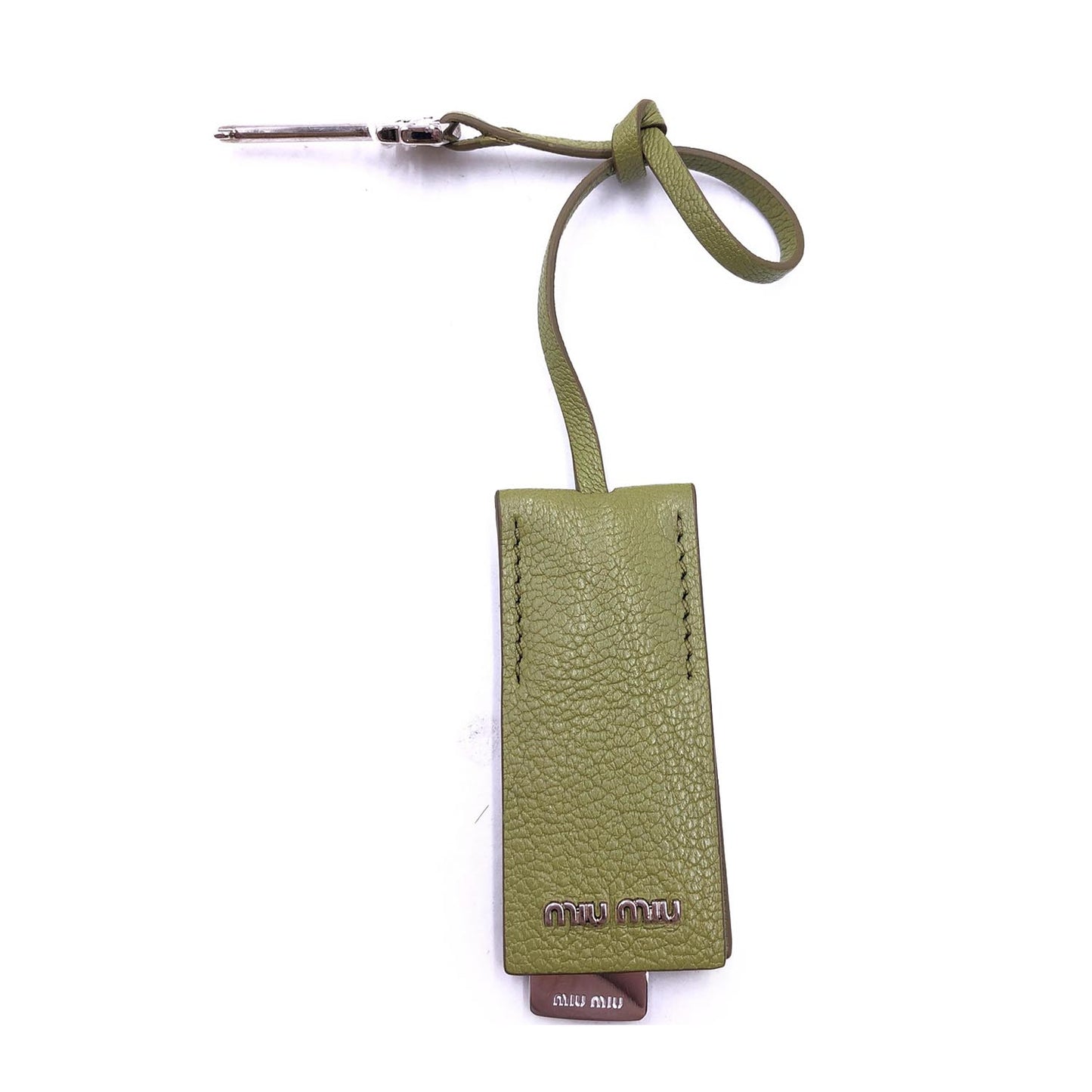 Miu Miu Leather Luggage ID Tag