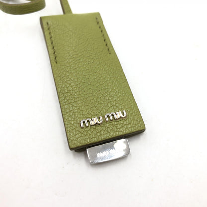 Miu Miu Leather Luggage ID Tag