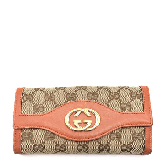 Gucci GG Canvas Bifold Long Wallet