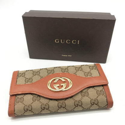 Gucci GG Canvas Bifold Long Wallet