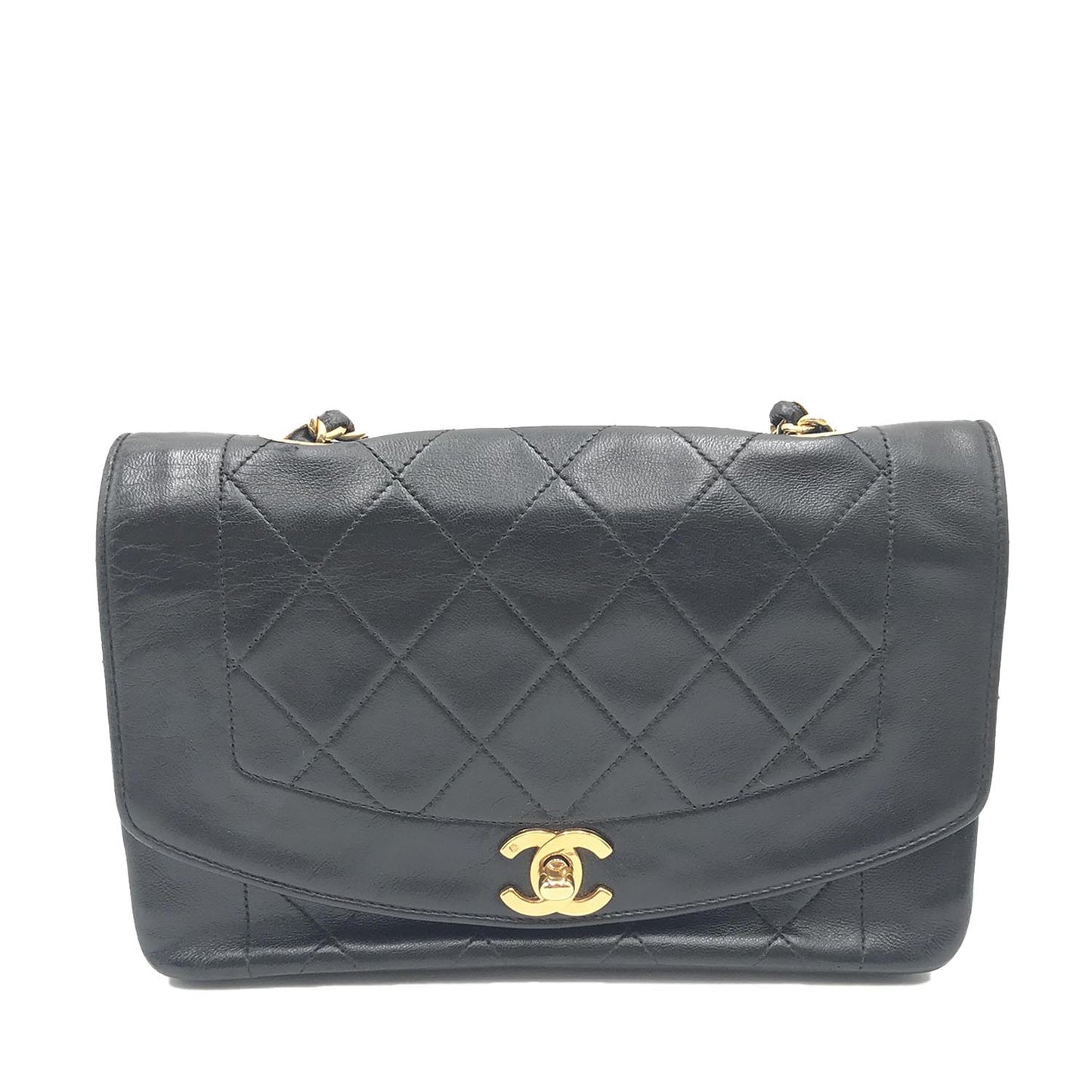 Chanel Matelasse Diana Flap Bag Black