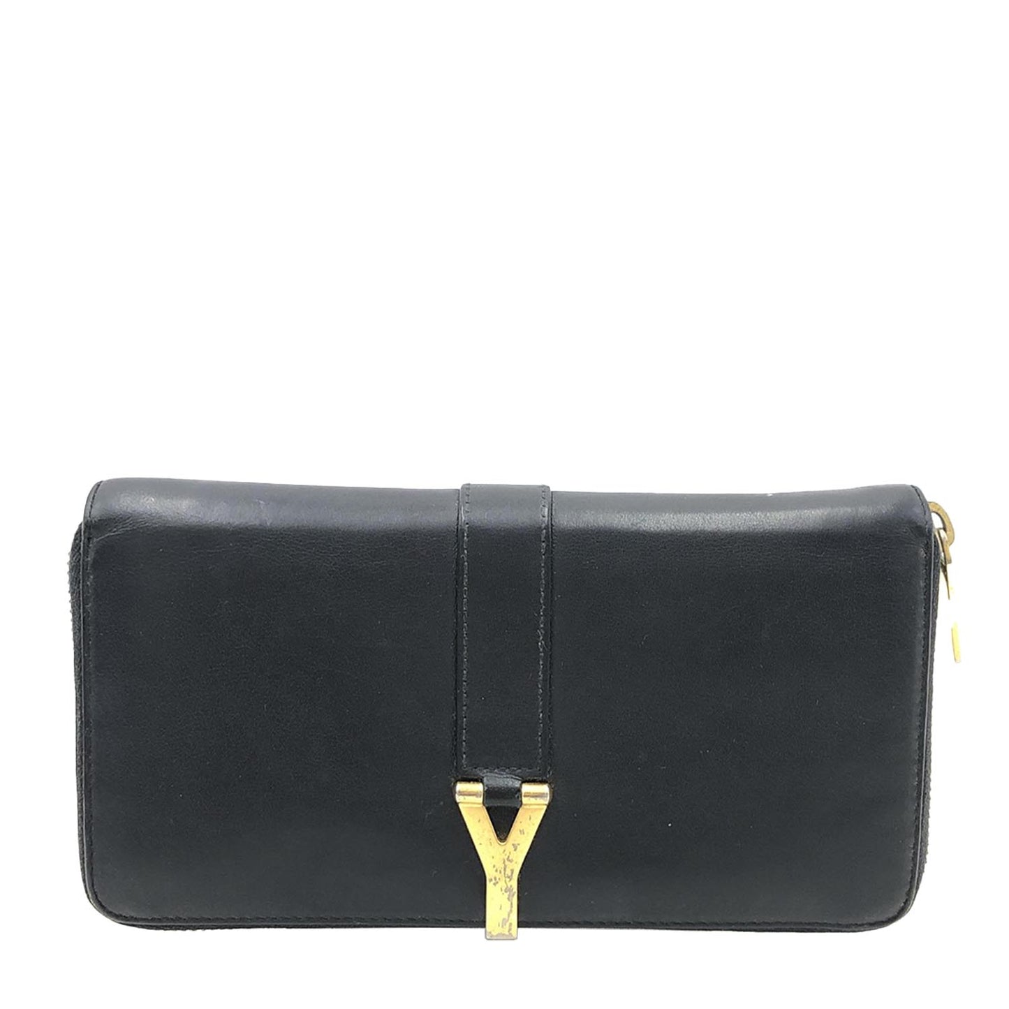 Yves Saint Laurent Classic Y Ligne Zip Around Wallet