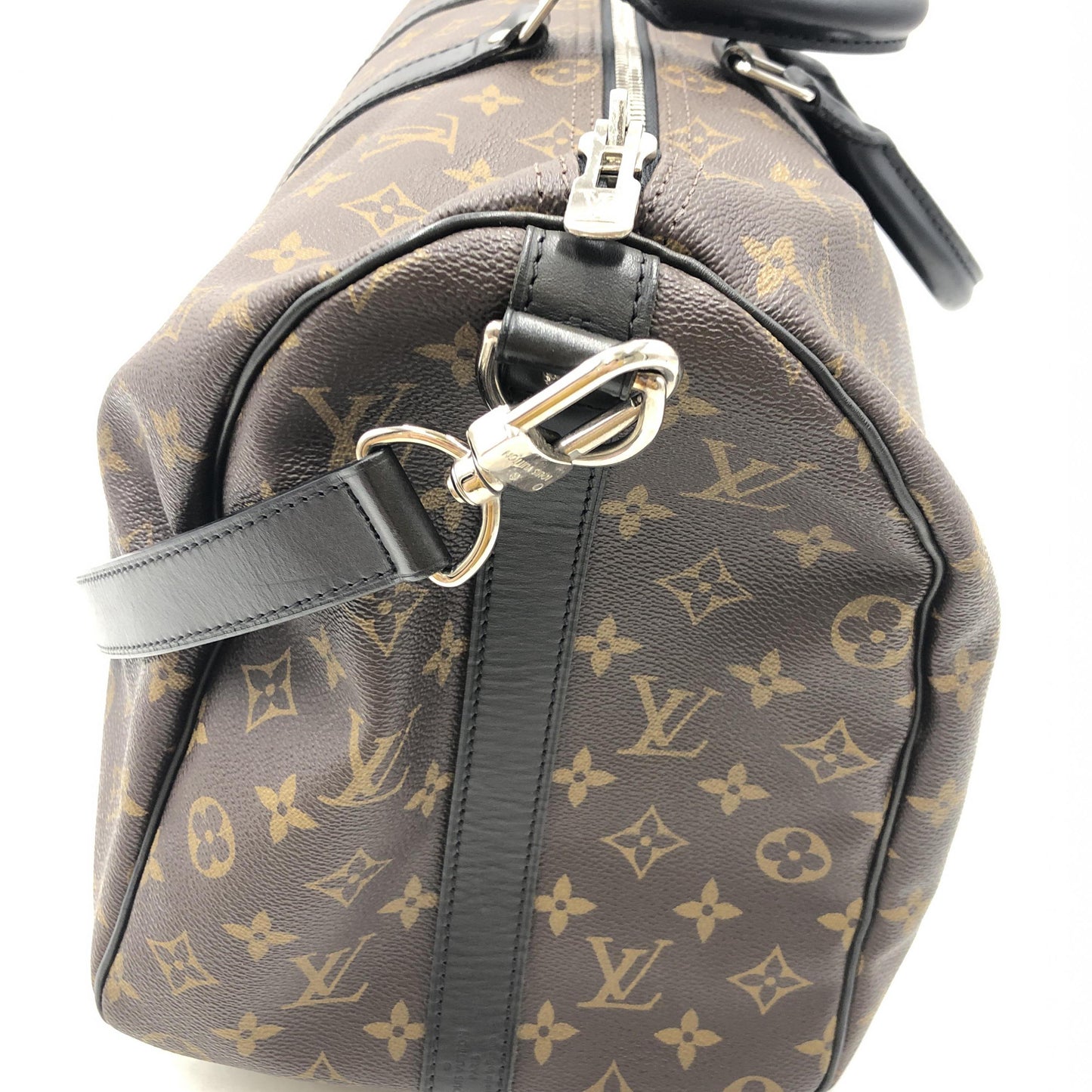 Louis Vuitton Monogram Macassar Keepall Bandouliere 45