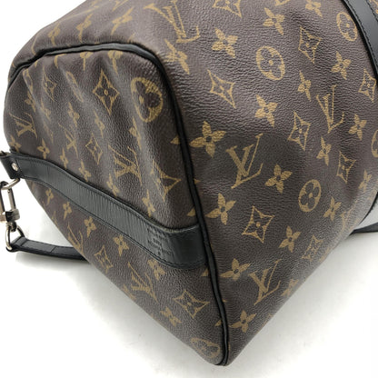 Louis Vuitton Monogram Macassar Keepall Bandouliere 45