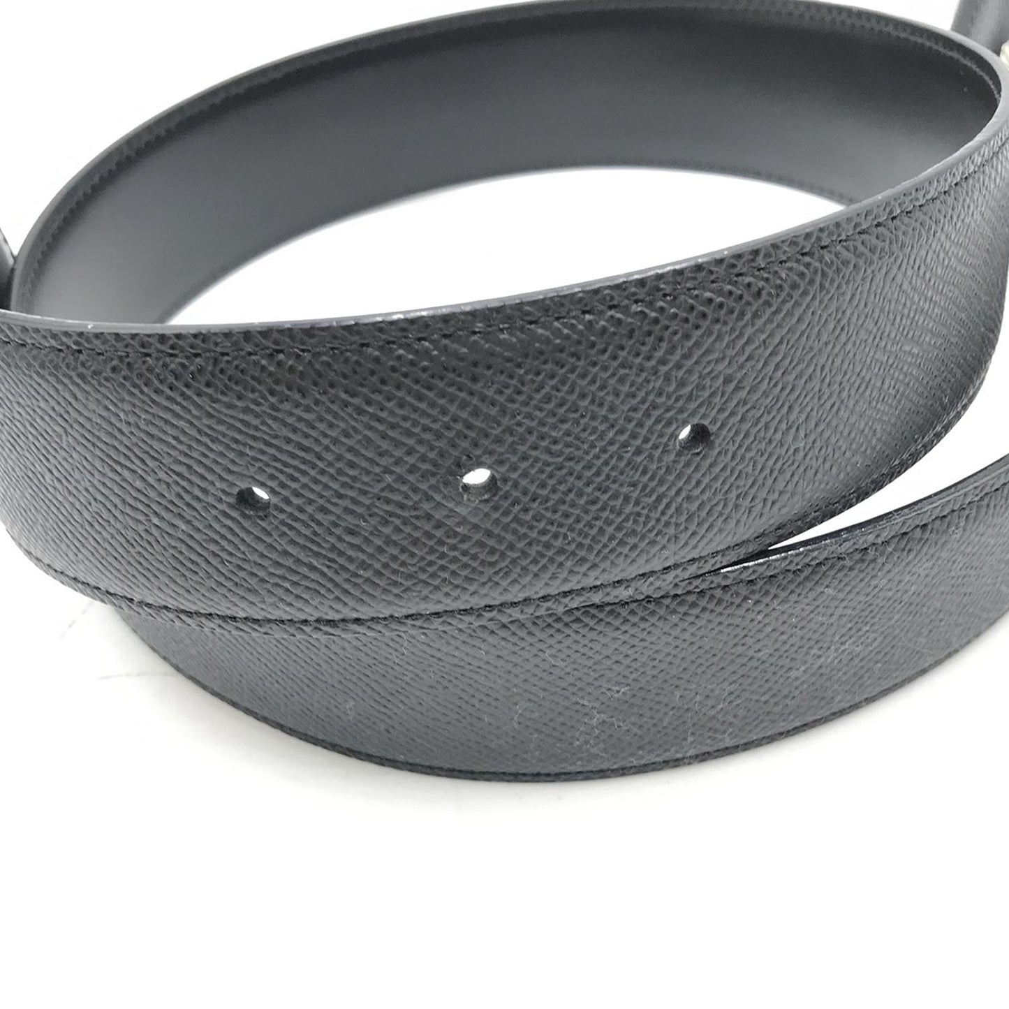 Bulgari Logo Leather Belt