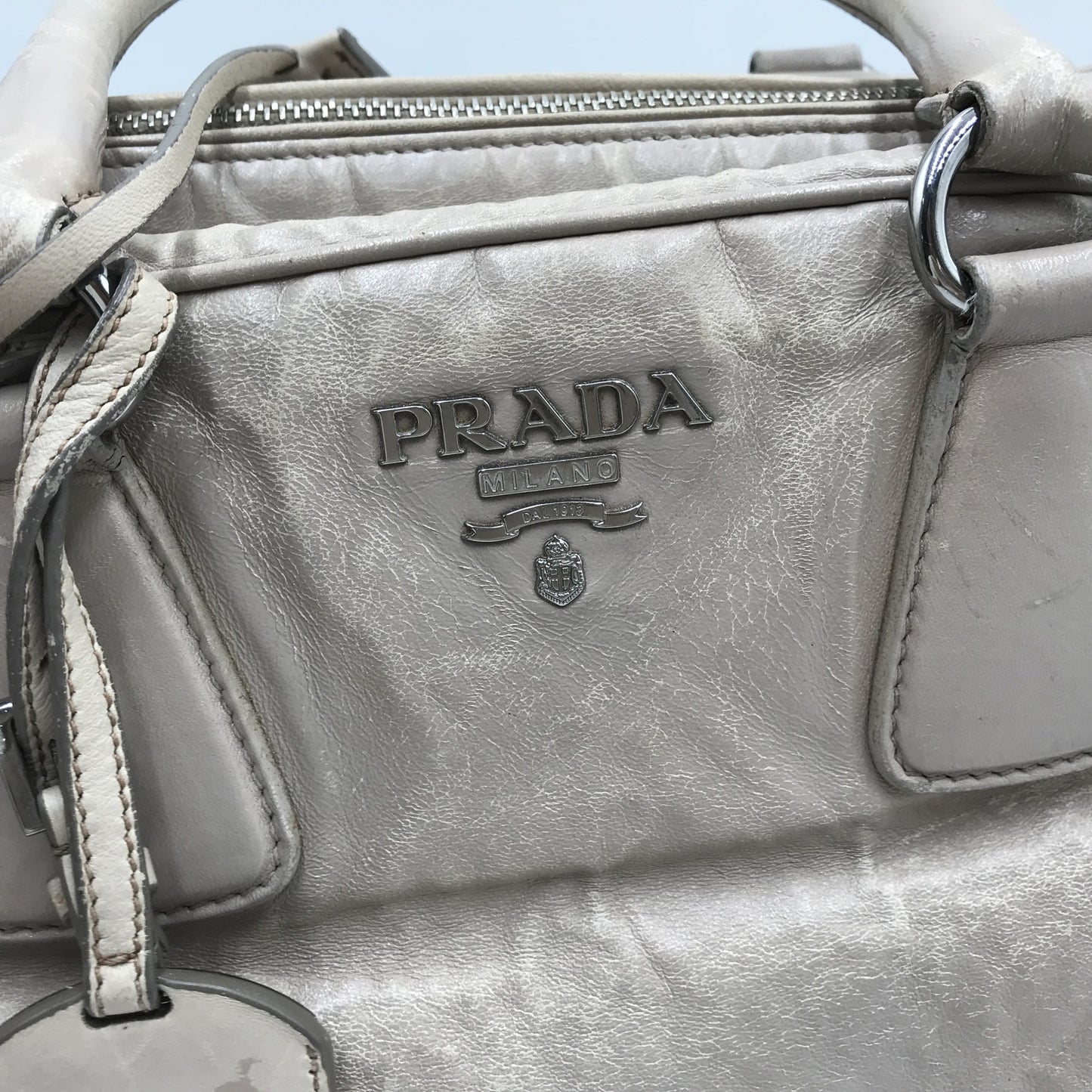 Prada Nappa Antique Satchel Bag