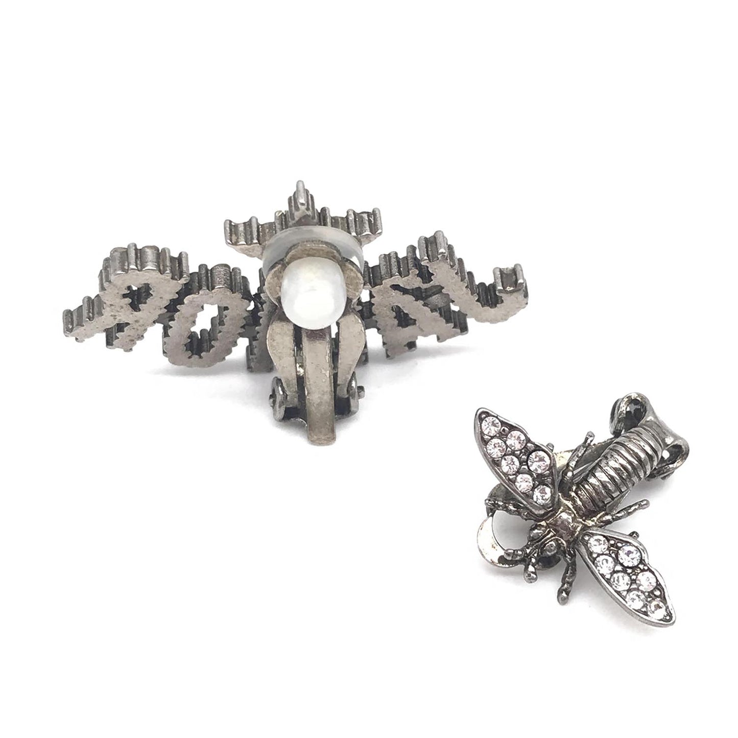 Christian Dior Palladium Crystal J'adior Earrings