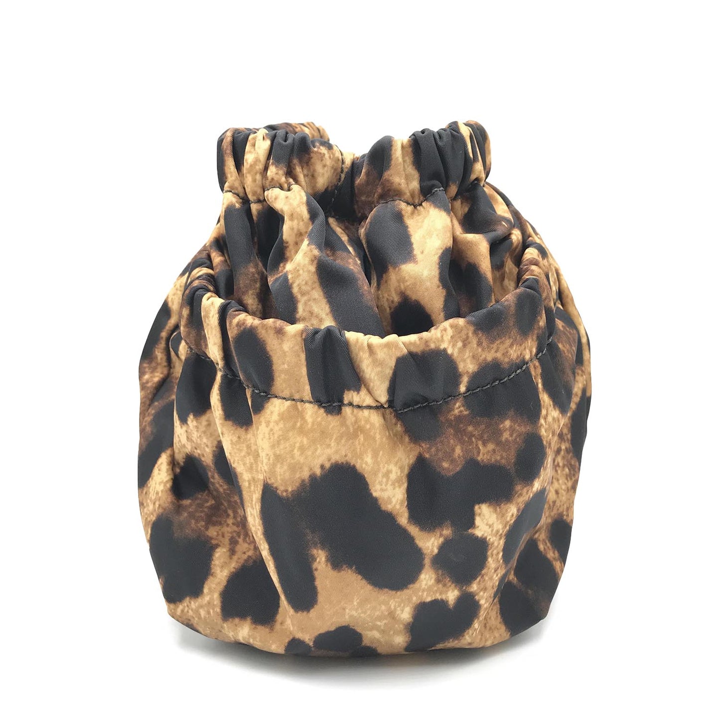 Salvatore Ferragamo Vara Leopard Print Nylon Handbag