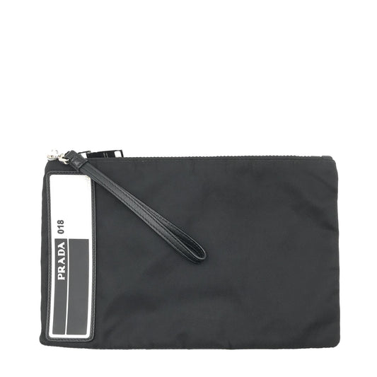 Prada Nylon Logo Pouch