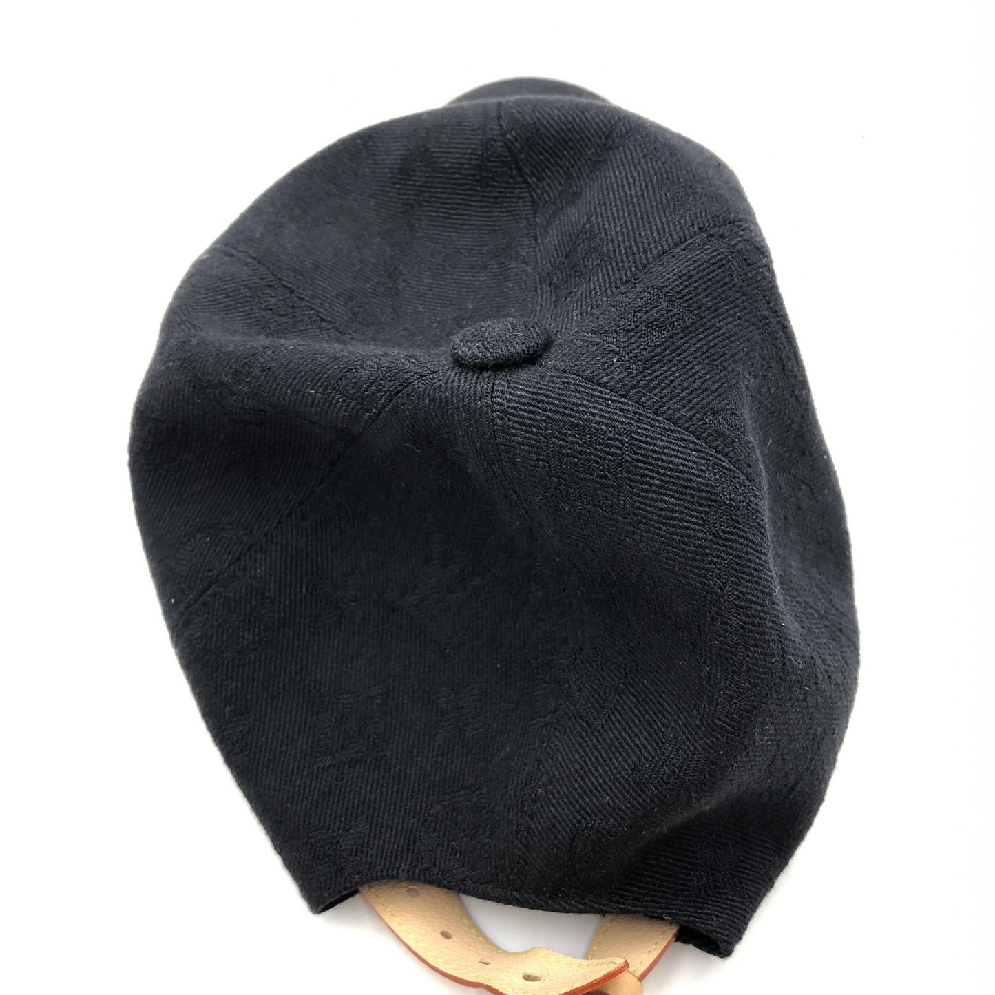 Louis Vuitton Black Monogram Essential Cap