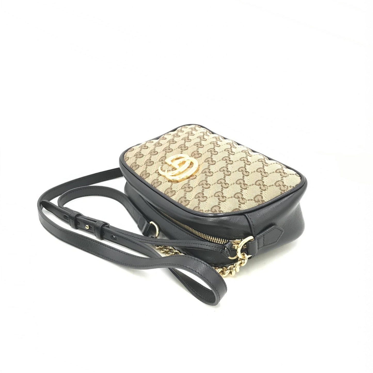 Gucci GG Marmont Matelasse Diagonal Small Shoulder Bag