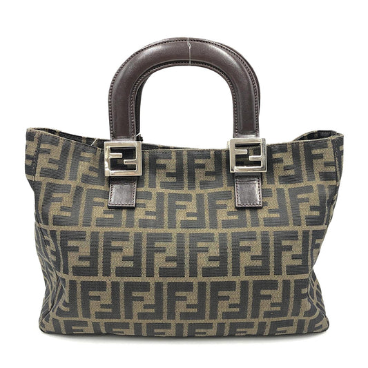 Fendi Zucca Canvas Handbag