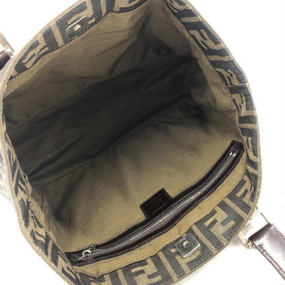 Fendi Zucca Canvas Handbag