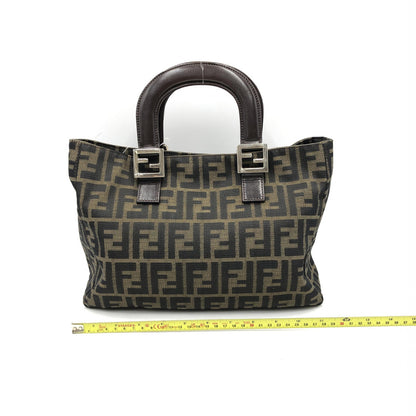 Fendi Zucca Canvas Handbag