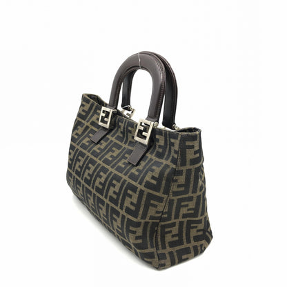 Fendi Zucca Canvas Handbag