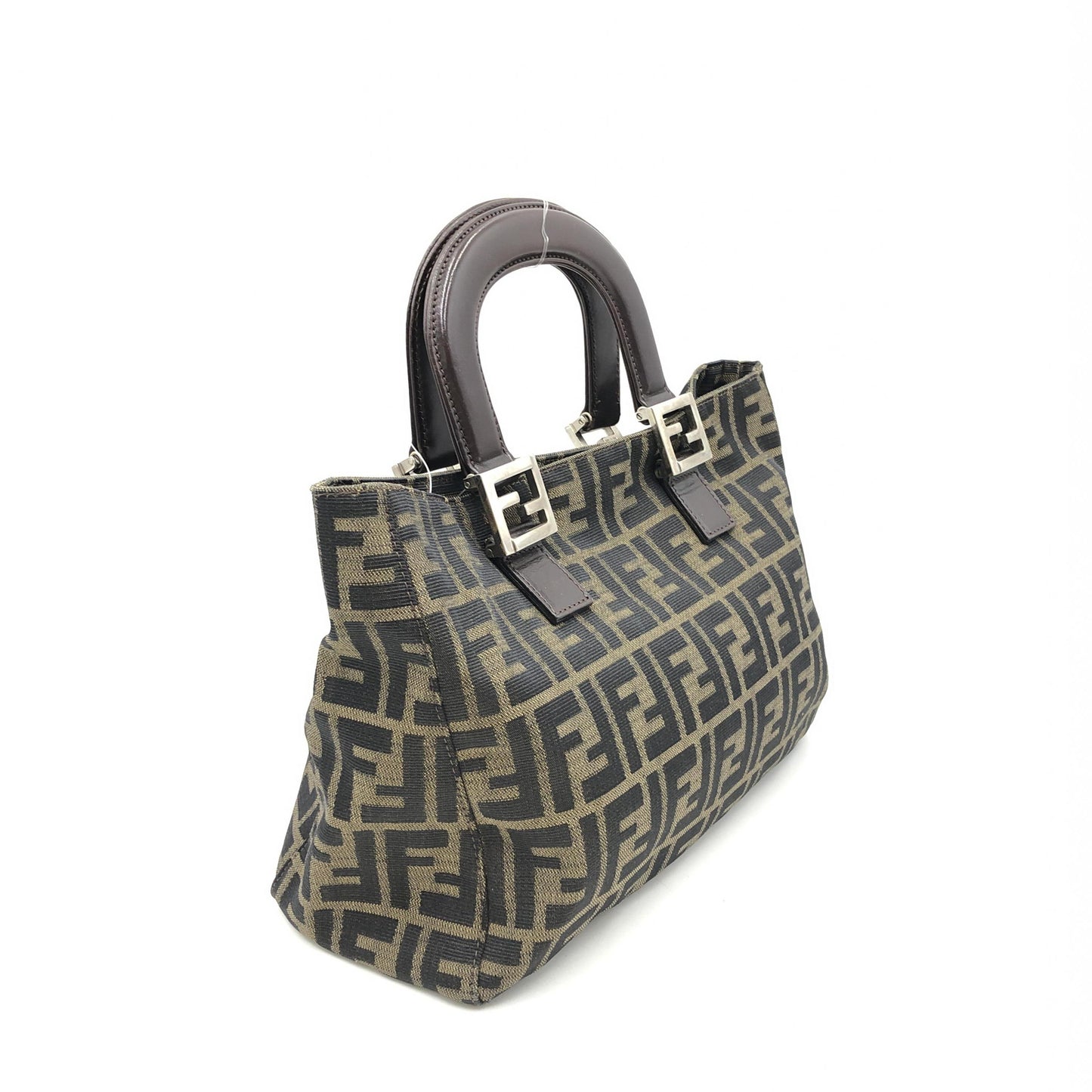 Fendi Zucca Canvas Handbag