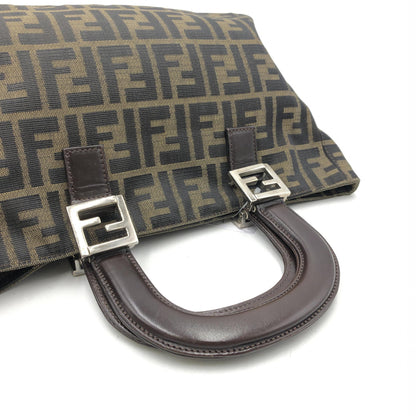 Fendi Zucca Canvas Handbag