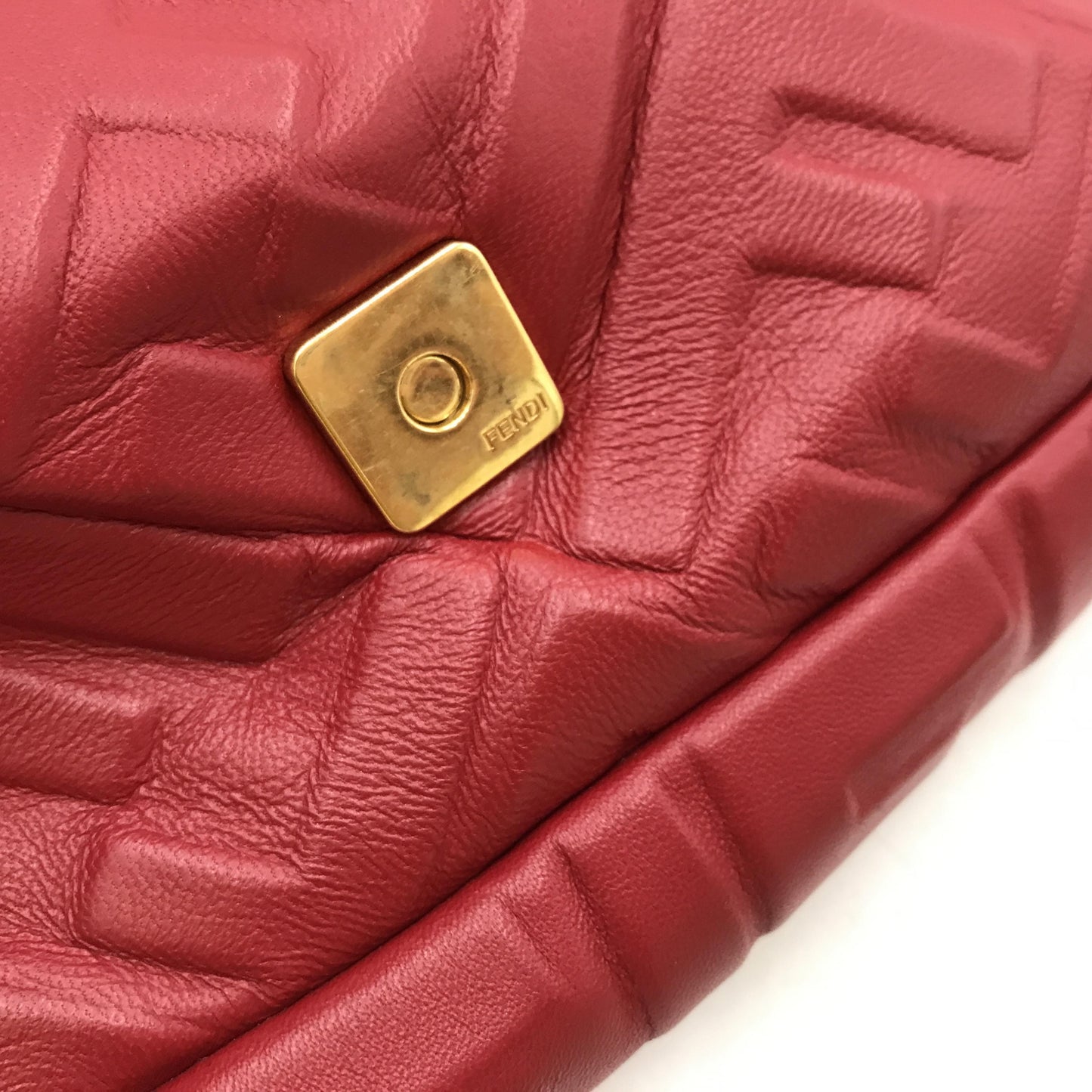 Fendi Zucca Embossed Baguette