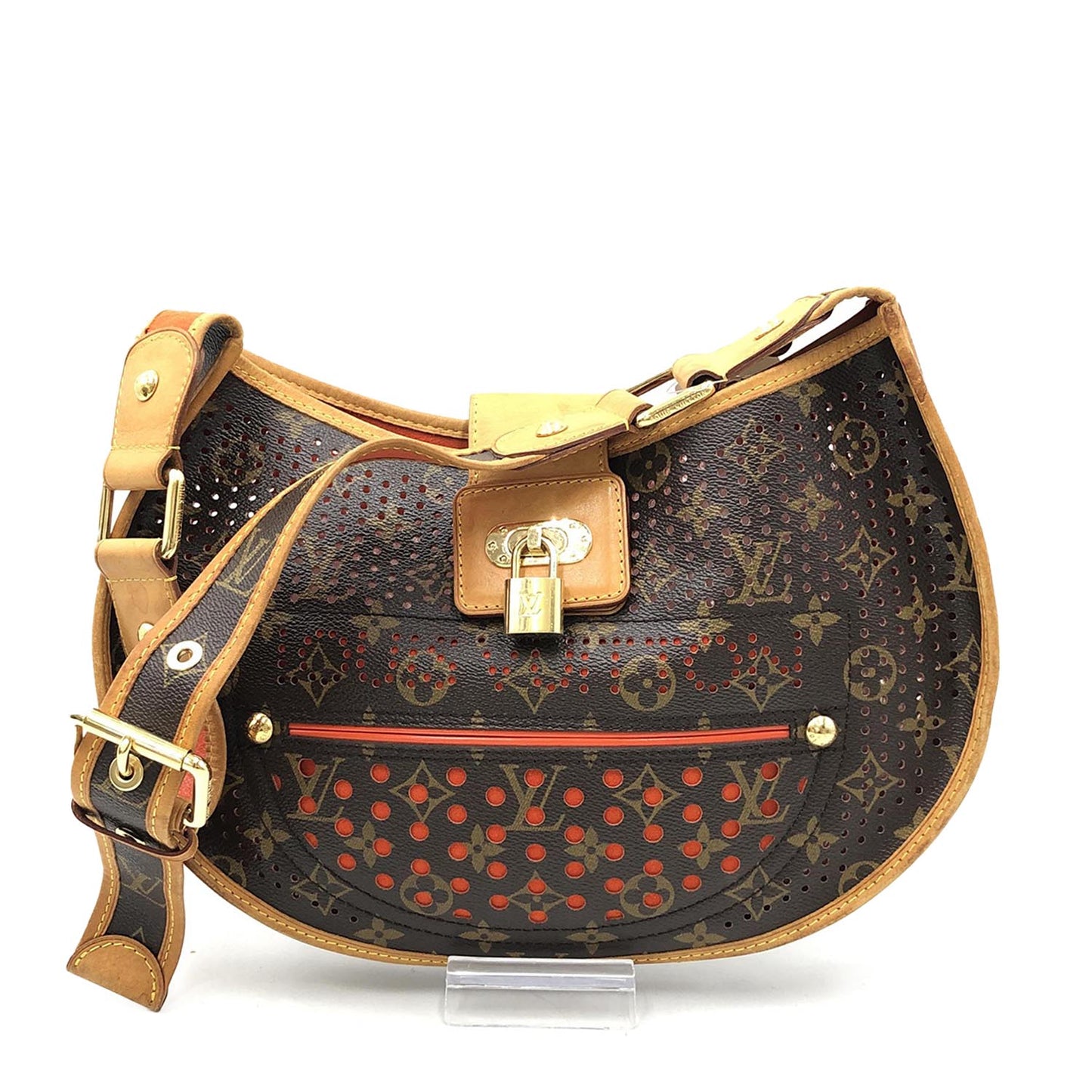 Louis Vuitton Monogram Perforated Demi Lune Shoulder Bag