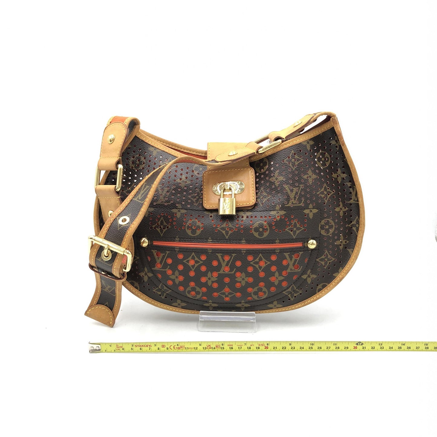 Louis Vuitton Monogram Perforated Demi Lune Shoulder Bag