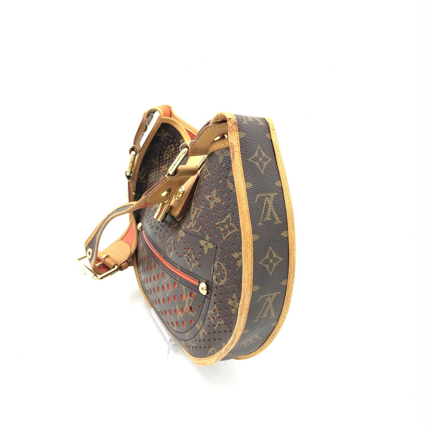 Louis Vuitton Monogram Perforated Demi Lune Shoulder Bag