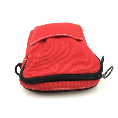 OFF WHITE Red Denim Crossbody Bag