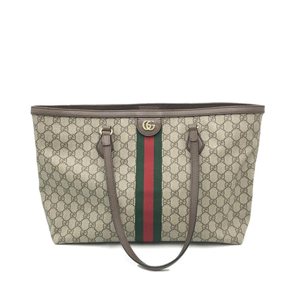 Gucci Ophidia Shopping Tote GG Coated Canvas Medium