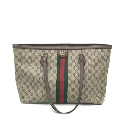 Gucci Ophidia Shopping Tote GG Coated Canvas Medium