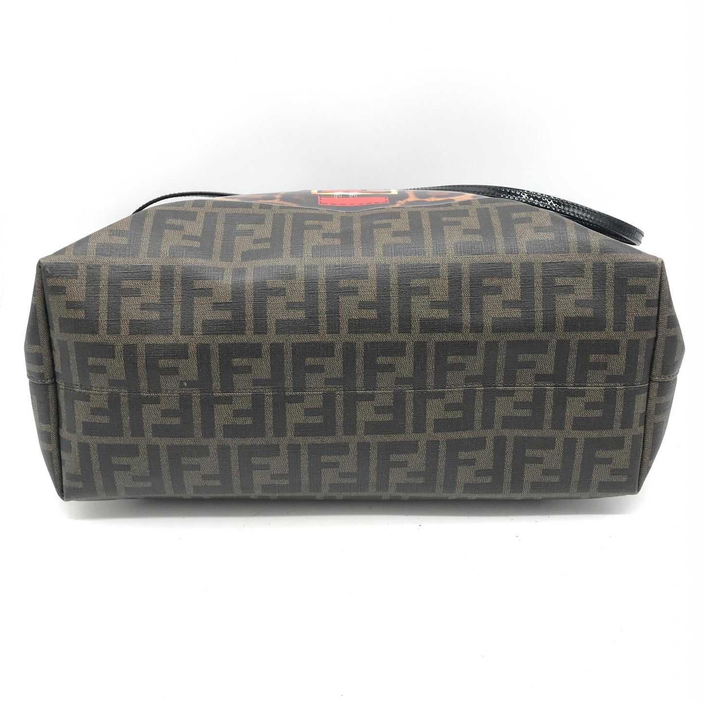 Fendi Zucca Baguette Print Roll Tote