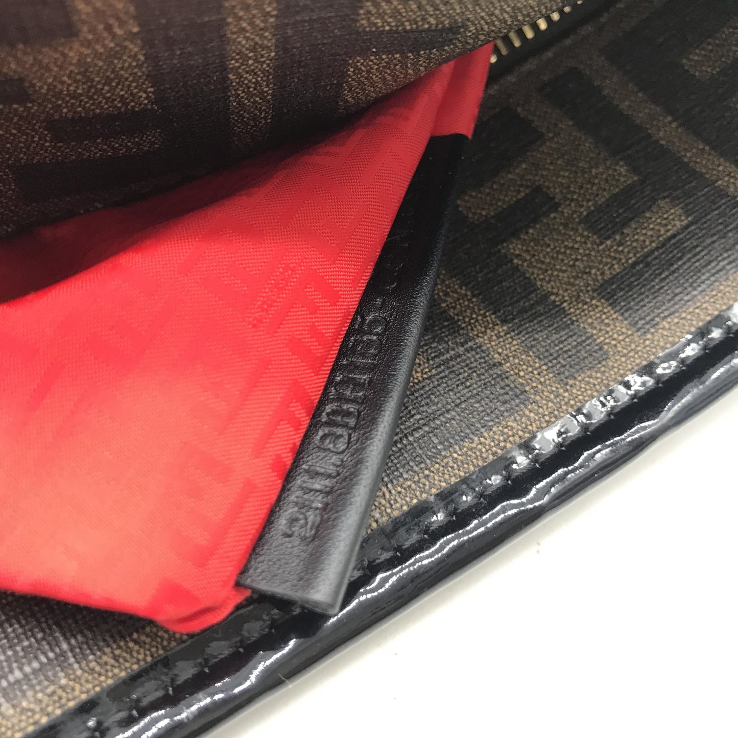 Fendi Zucca Baguette Print Roll Tote