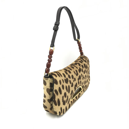 Christian Dior Dior Malice Pony Hair Leopard Print Handbag