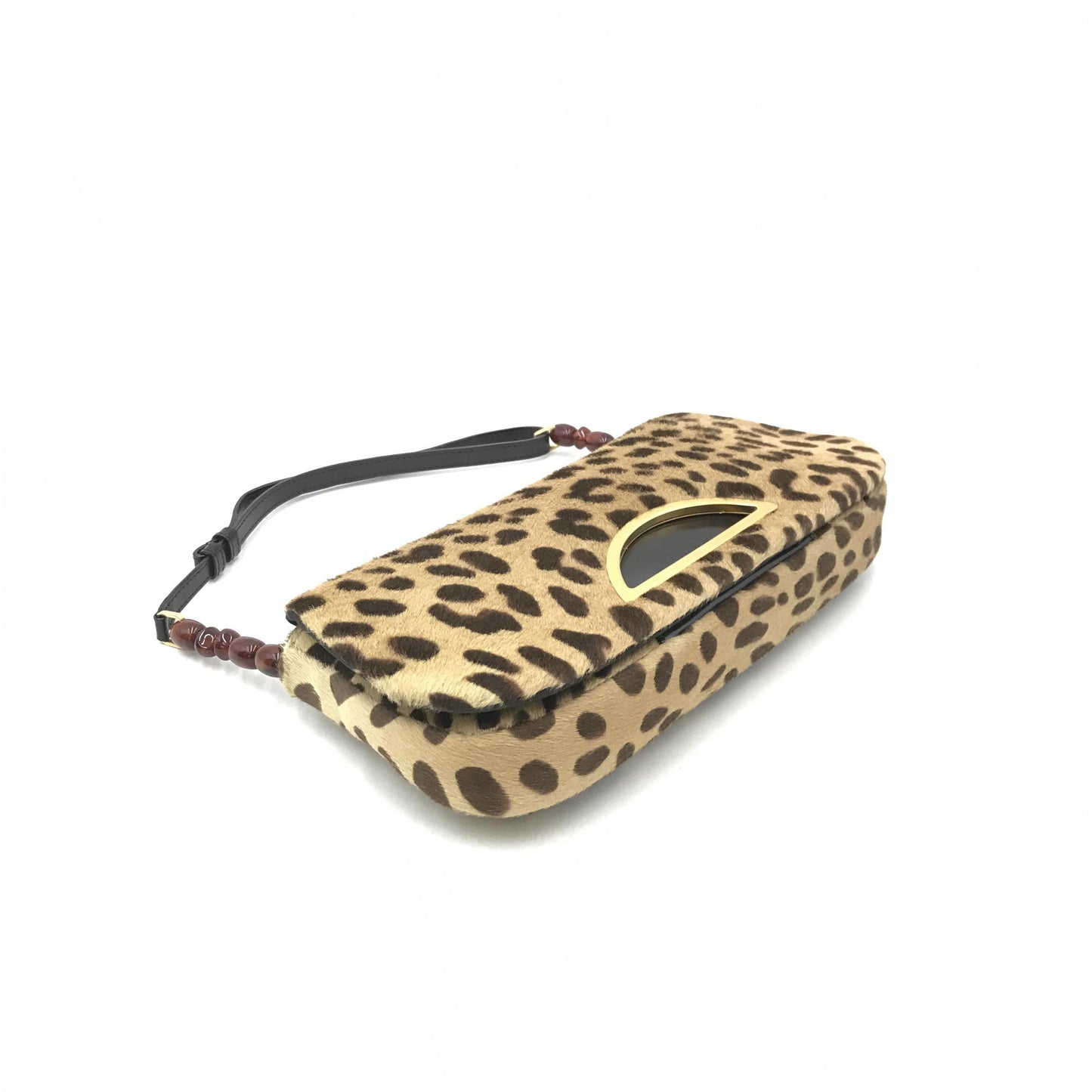 Christian Dior Dior Malice Pony Hair Leopard Print Handbag