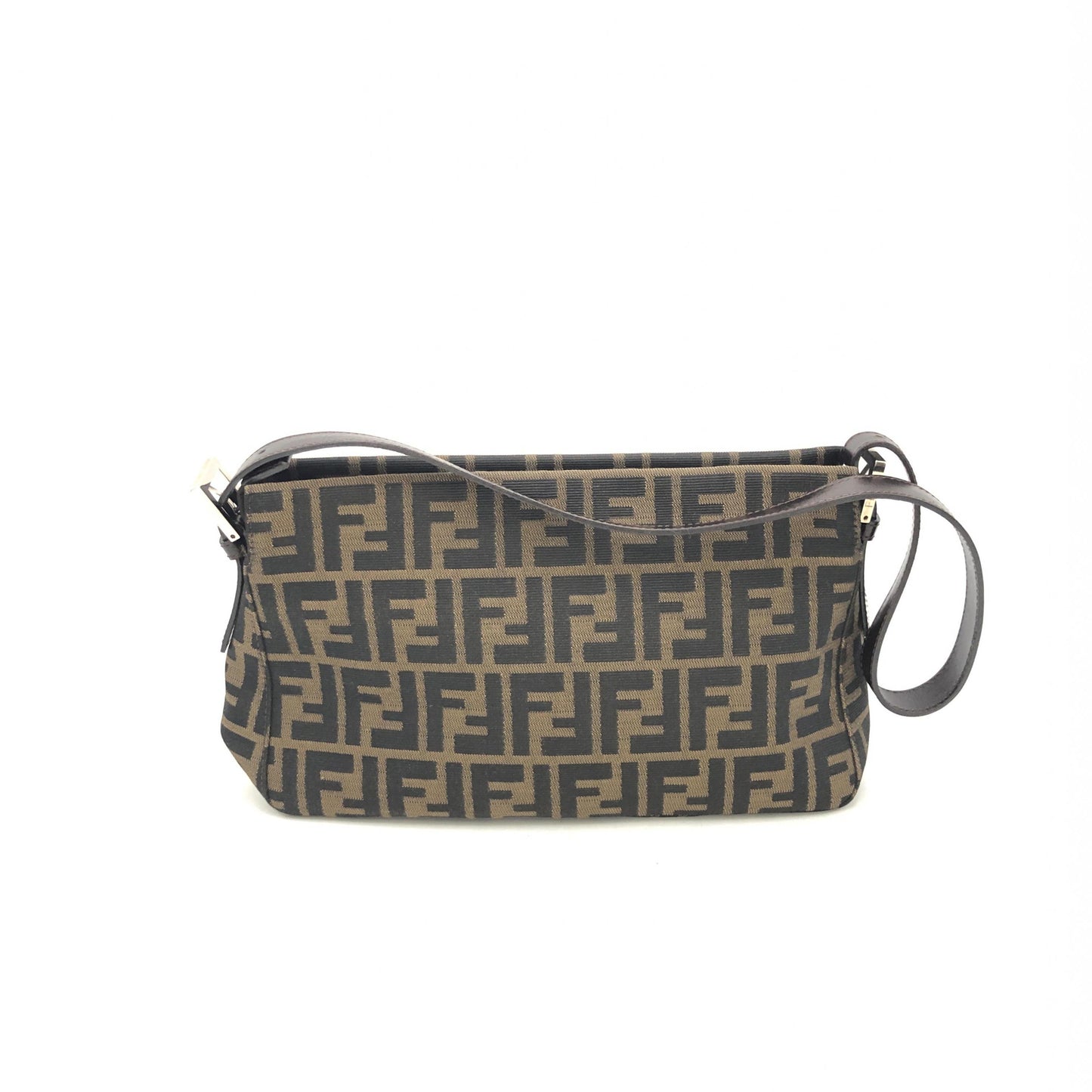 Fendi Zucca Canvas Shoulder Bag