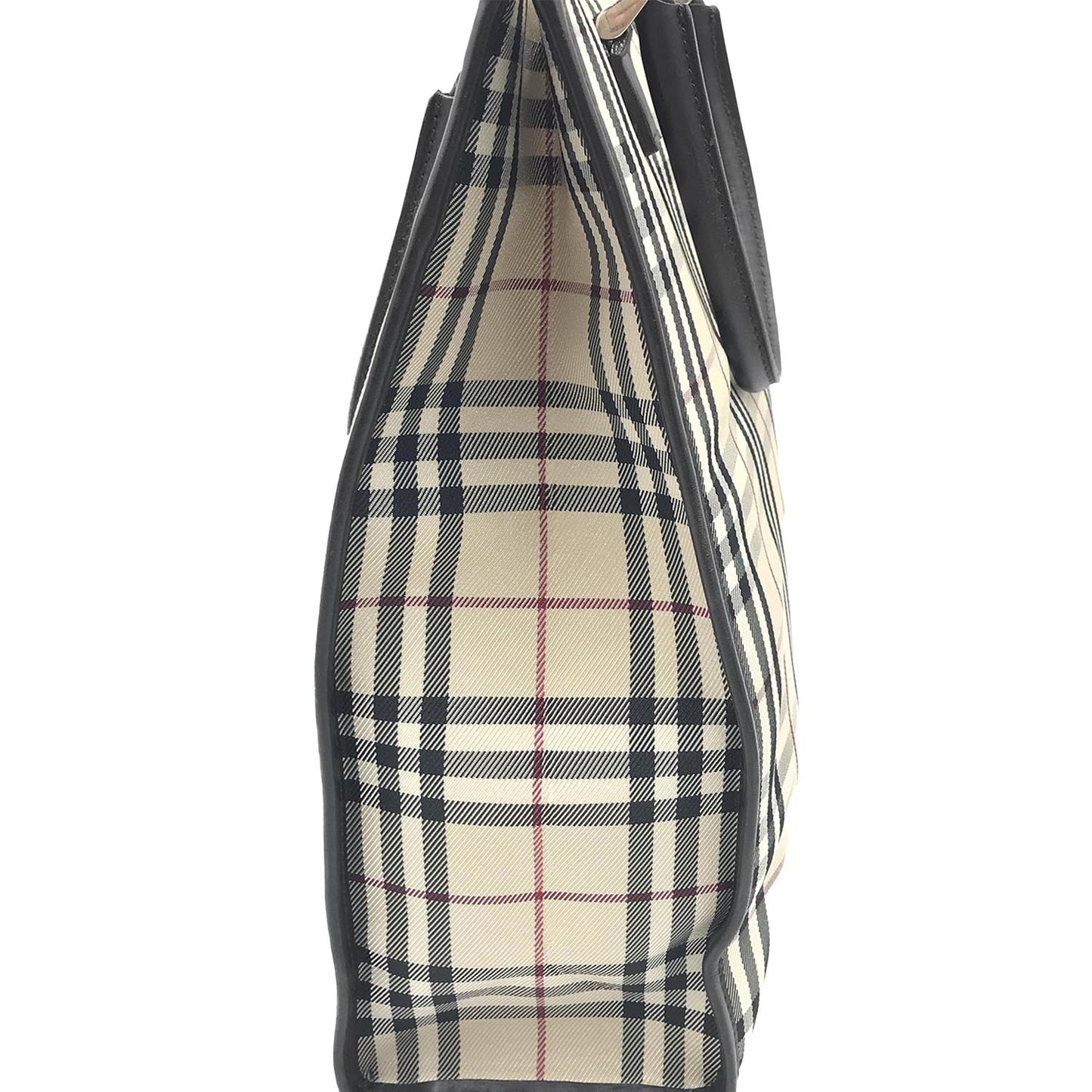 Burberry Canvas Nova Check Pattern Tote