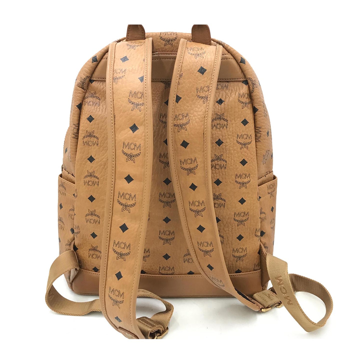 MCM Visetos Studded Medium Stark M Backpack